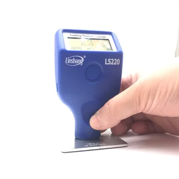 

LS220 Auto Car 19QB Painting-Film Coating Thickness Gauge 0-2000μm 0.1μm Fe NFe Probe Gauge