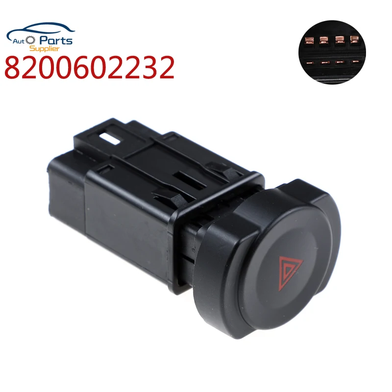Yaopei Hazad Interruttore Luce Di Avvertimento Per Dacia Sandero Logan Logan Mcv Duster 8200602232