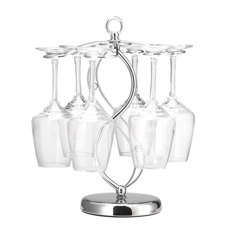 Countertop Wine Glass Holder Freestanding Tabletop Stemware