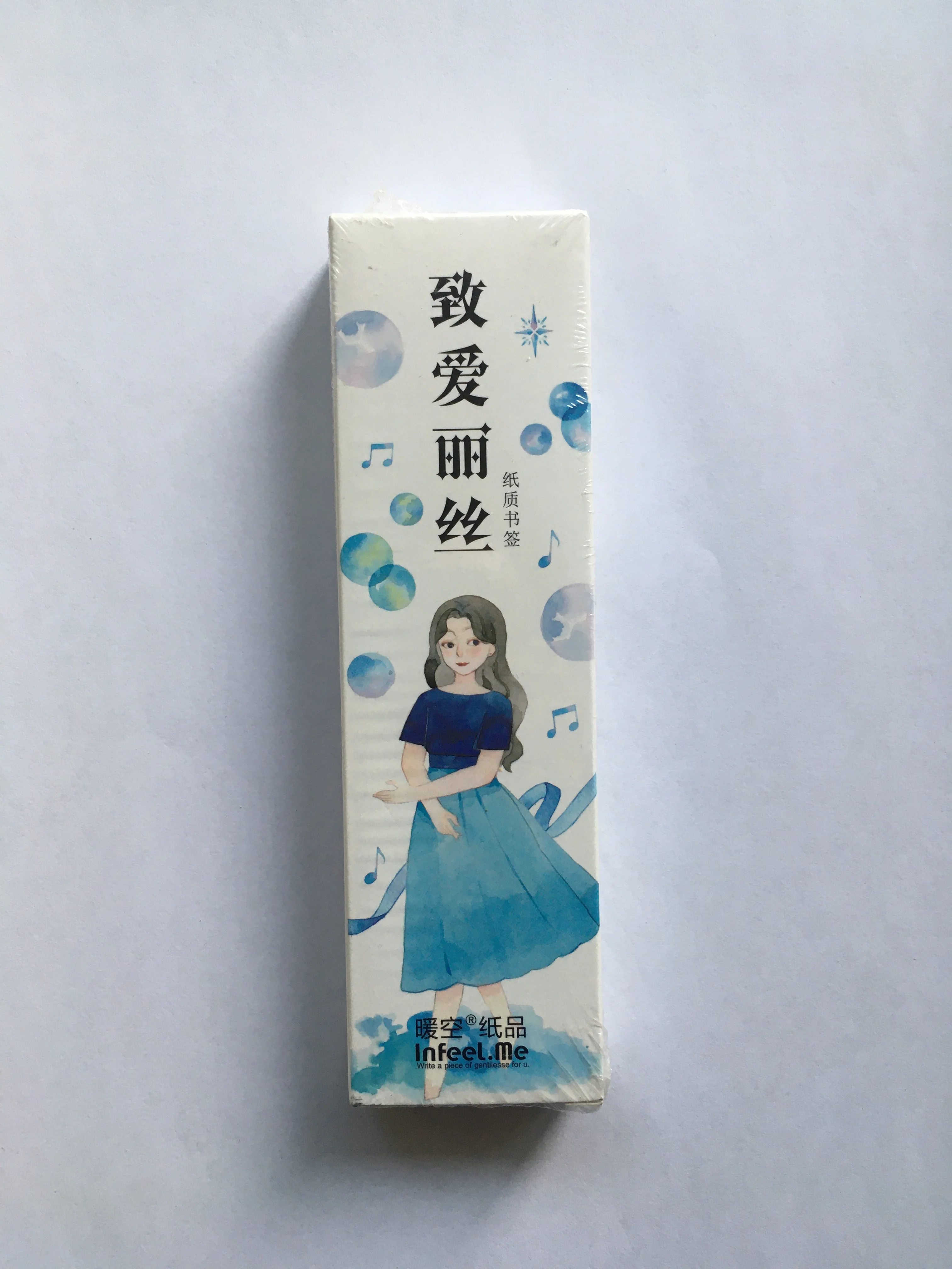 Бумажная закладка для танцевальной девочки(1 упаковка = 30 штук