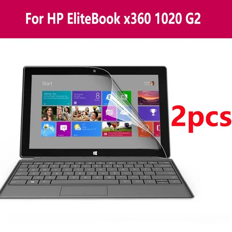 

2x Films + 2x Clean Cloth, Lcd Clear Screen Protector Film Guards Cover For Laptop Tablet Cover For Hp Elitebook X360 1020 G2