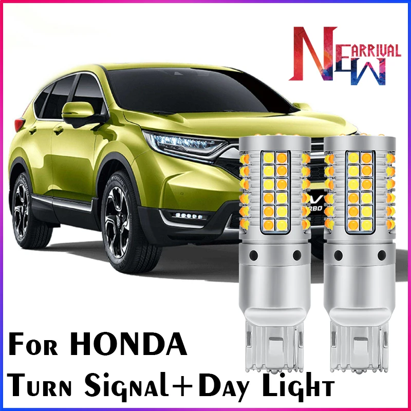 ShinMan For Honda Insight CR-V CR-Z civic jazz FIT Odyssey City CAR Turn signal+ LED Day light 70W Car daytime running | Автомобили и