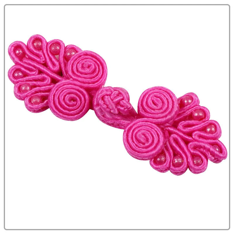 Bottoni A Nodo Cinese - 10 Paia Per Abiti Tradizionali Come Cheongsam E Tang - Foto 13