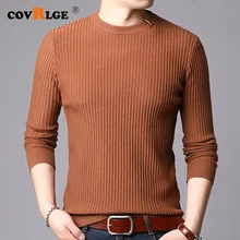 Covrlge Free Shipping New Fashion Solid Color Pullover Sweater Spring Autumn Men Wool Pullovers Man Sweaters Pullover MZM064