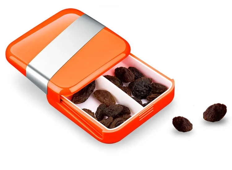 Pill Box Case Portable Travel Splitter Pill Organizer Tablet Container Medicine Storage Safe Fashion Food Grade Plastic Outdoor (10)