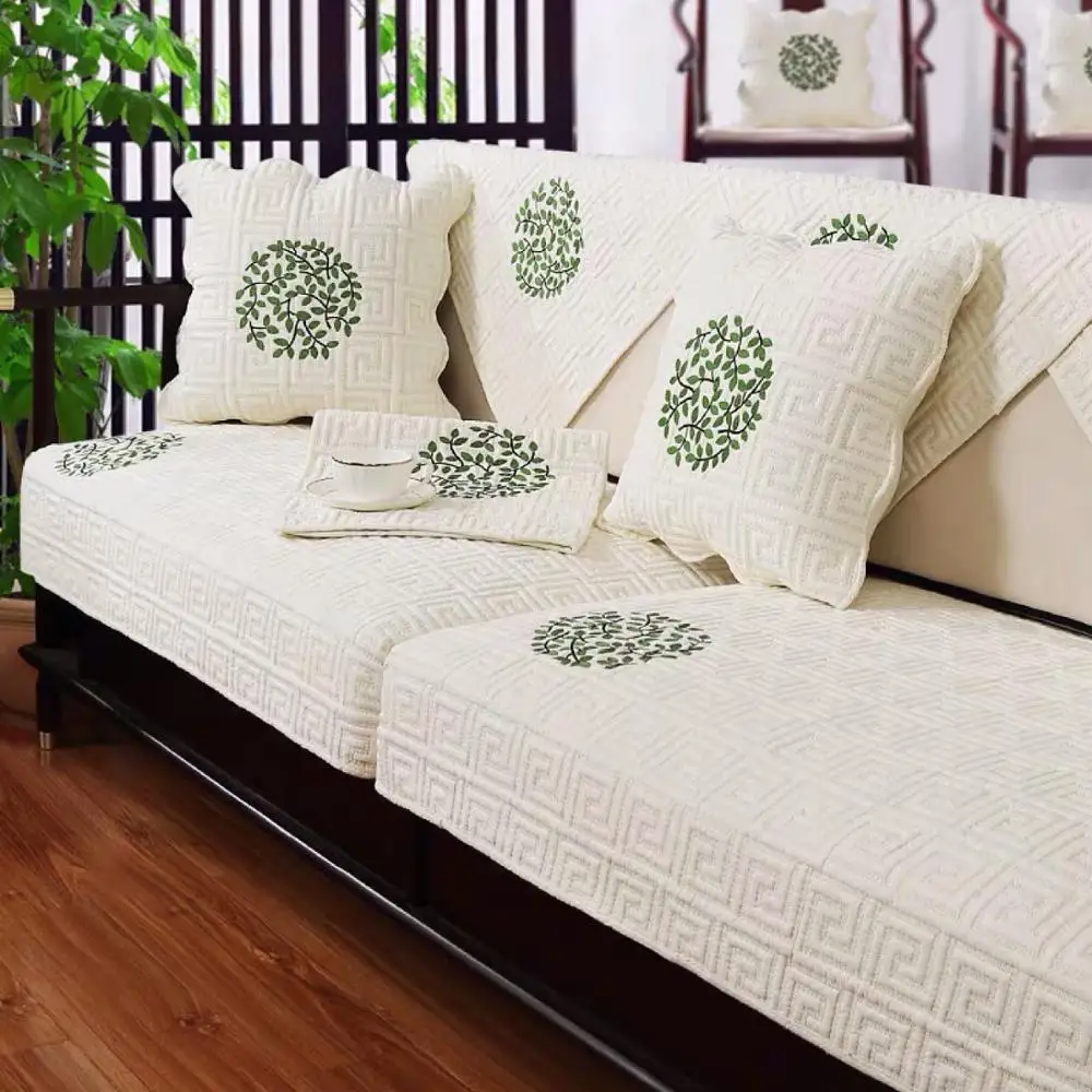 

Corner Sofa Cover Couch Cover CottonSofa Slipcover Printing Quilting Sofa Cushion Europe Stylel Four Seasons Sofa Towel
