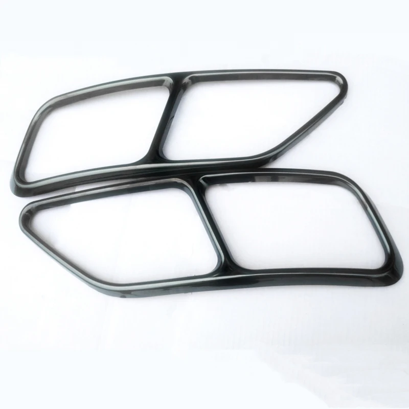 2 Pezzi Copertura Tubo Di Scarico Per Auto 8Y Dal 2021 | Nero | In Plastica ABS | Decorativo E Resistente - Foto 8