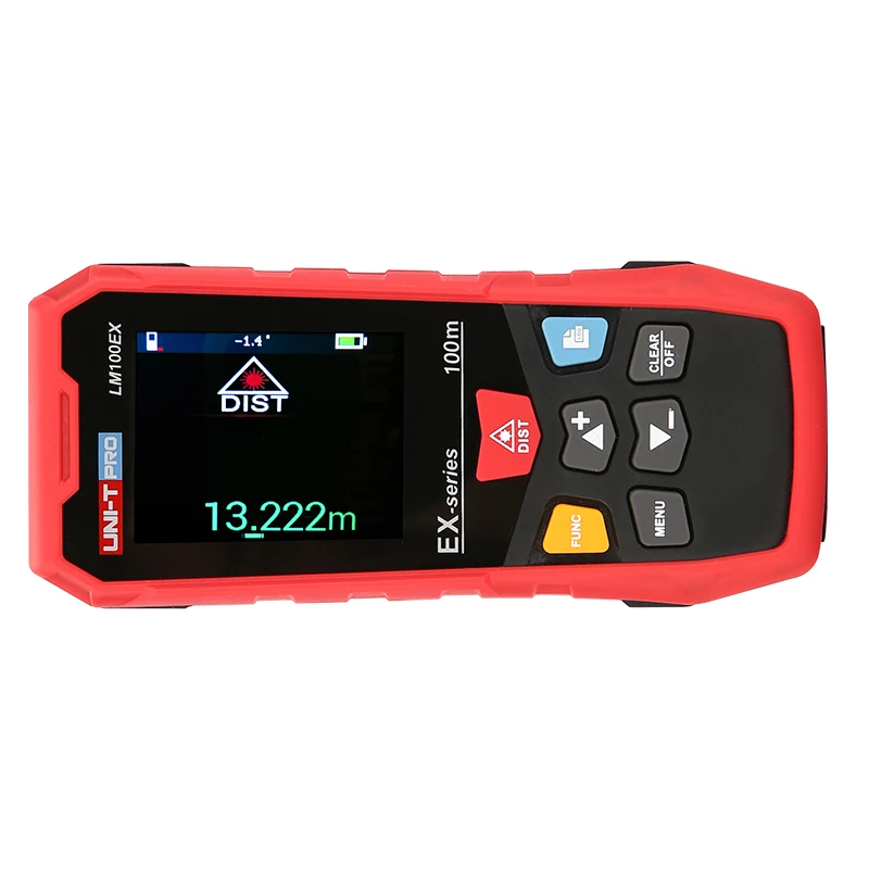 

UNI-T LM100EX Laser Range Finder Rotating Color Screen Professional Level Laser Distance Meter