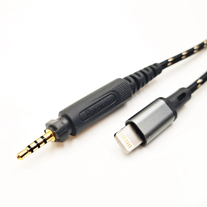 

Nylon audio Cable For Philips SHP8900 SHP9000 SHP895 HEADPHONES FIT iPhone