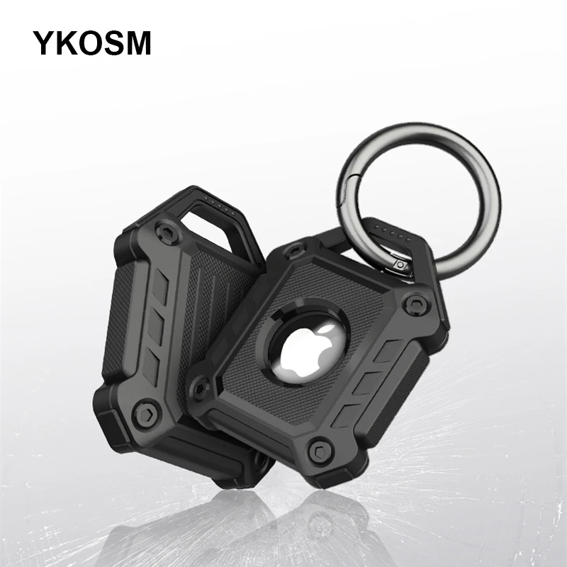 Nuova Custodia In Tpu Airtag Custodia Antiurto Per Apple Airtag Shell Anti-Perso Per Airtag Portachiavi Airtag Tracker Armatura Copertura Protettiva