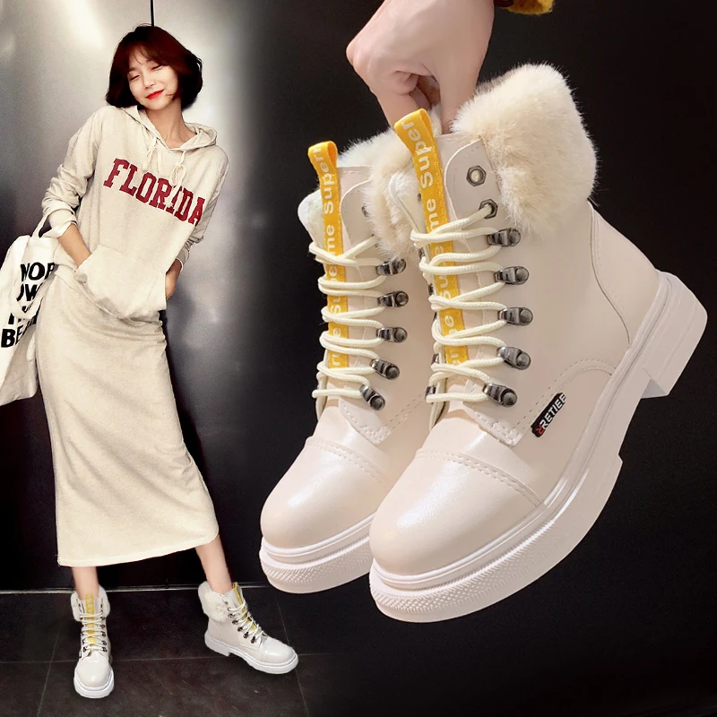 Ковбойские сапоги; женские сапоги; Новинка года; зимние сапоги; кожаные зимние сапоги; женские модные белые сапоги; теплые замшевые сапоги на платформе с мехом