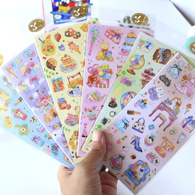 1 шт. Kawaii канцелярские наклейки сладкие конфеты дневник планировщик декоративные мобильные наклейки Скрапбукинг DIY ремесленные наклейки