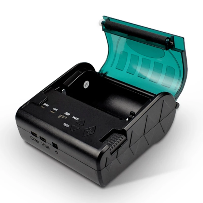Портативный Bluetooth Термальный чековый принтер порт чековый принтер POS принтер мини Bluetooth принтер билетный принтер Android IOS EU