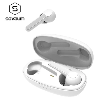 

Sovawin Stereo TWS Bluetooth Headset 5.0 Touch Control Wireless Headset Mini Sport Wireless Earbuds Music Sport Earphone Black