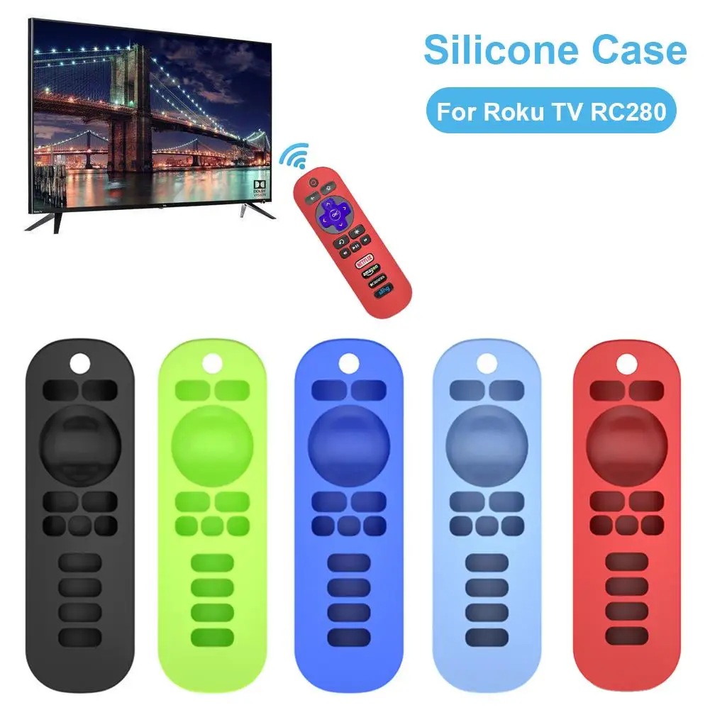 Силиконовый чехол с пультом дистанционного управления для Roku TV RC280 протектор