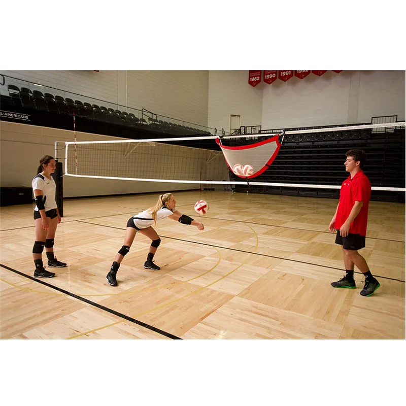 SOEZmm Pop-Up Volleyball Catcher SPAS8 Portable Pass Trainer