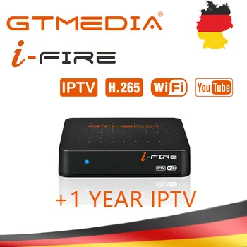 

New Arrival GTMedia Ifire IPTV Box Digital Set Top Box TV Decoder FULL HD 1080P (H.265) Built-in WIFI module iptv support Spain