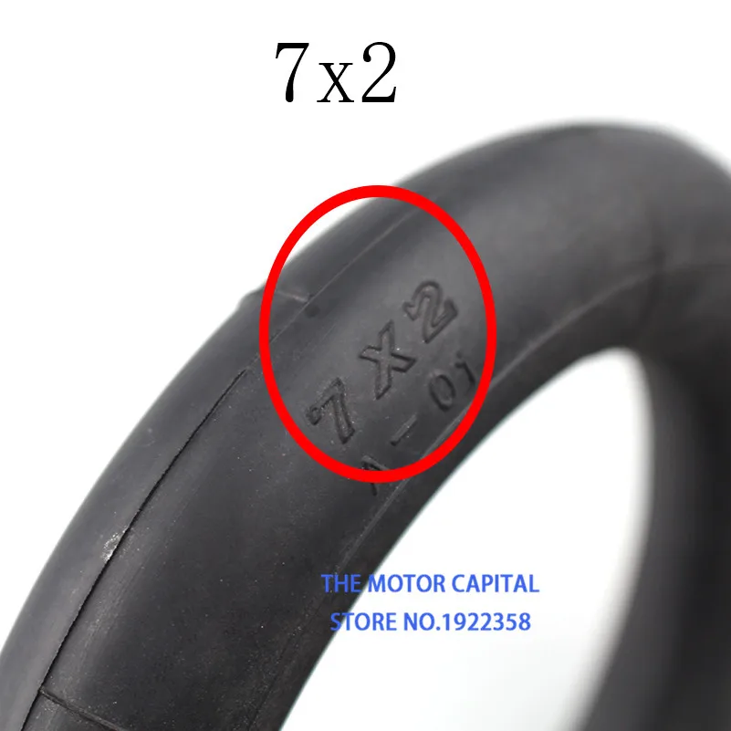NewButyl inner tube 7x2 175x50 for Electric Scooter tyre 7 inch Wheel Chair Truck baby carriage tire iner high qualiy