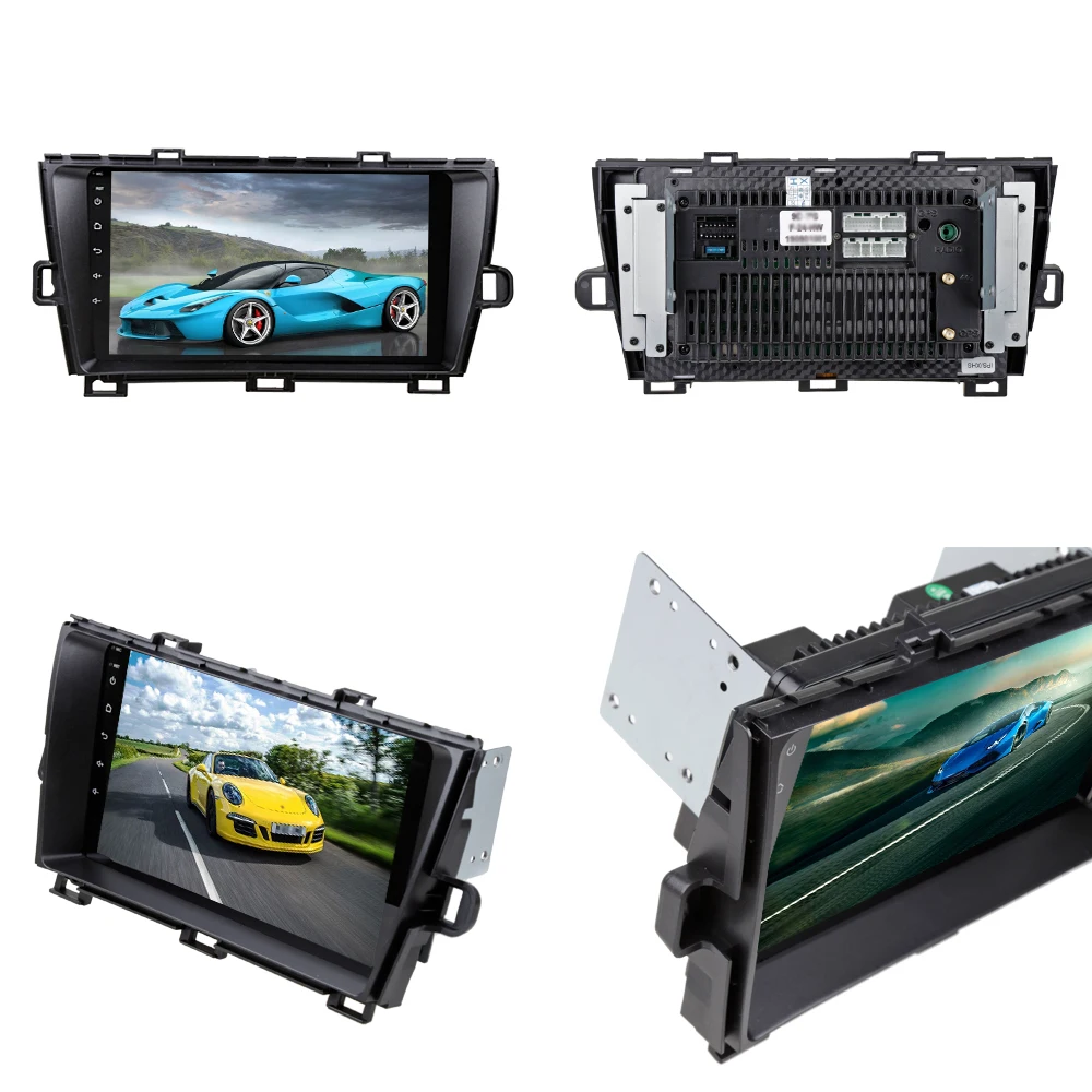 Sinosmart Android 8,1 автомобиль для Toyota Prius 2009 2010 2011 2012 2013 gps навигация Радио 2din 2.5D ips/QLED экран