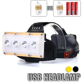 

3000lm USB Rechargeable 18650 LED Headlamp Head Fishing Light Torch Flashlight Flashlights & Torches Headlamp