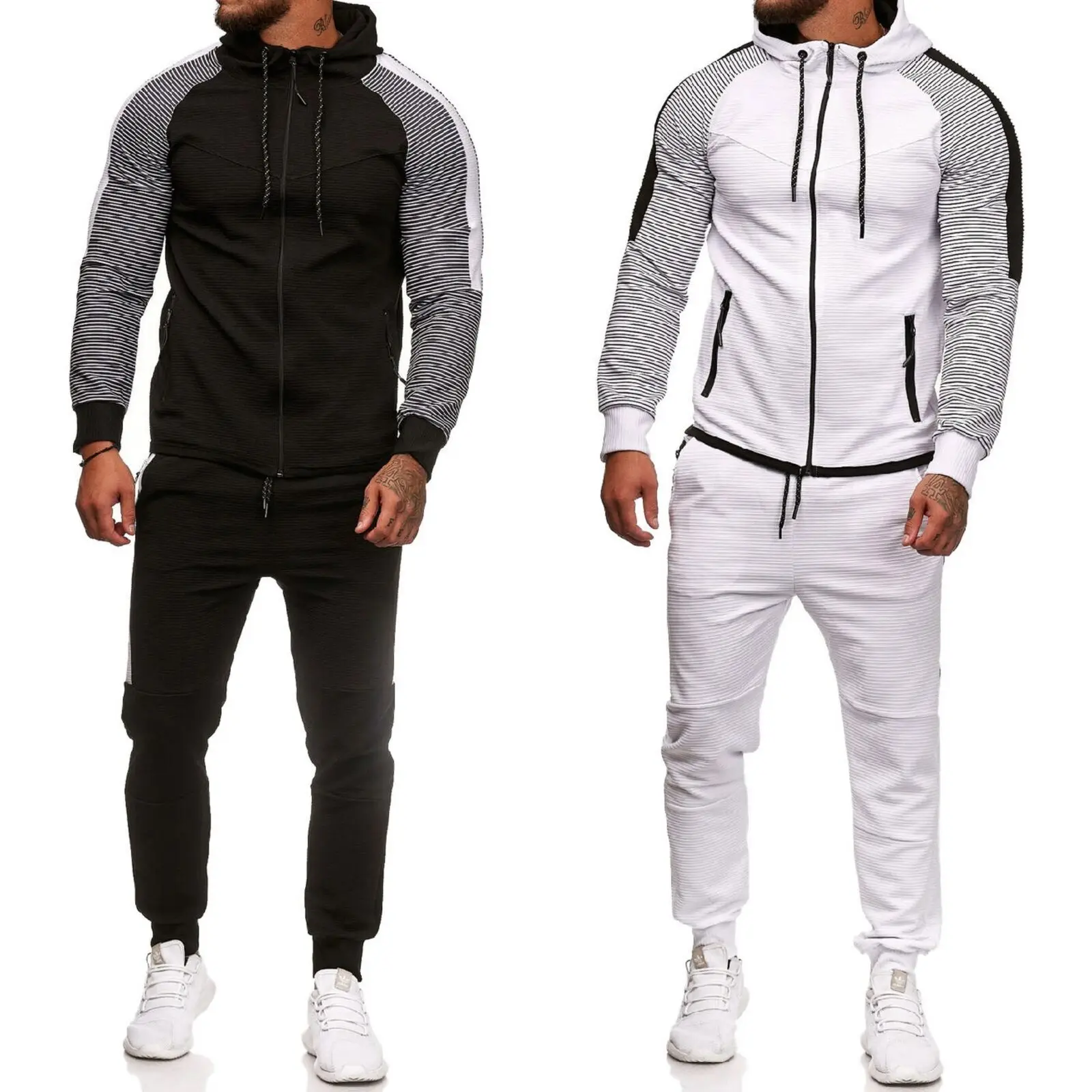 Honestyi Chandal Hombre Completo Sudadera Y Pantalón Deportivo para Hombre  Ropa para Gimnasio Hombre Ch…