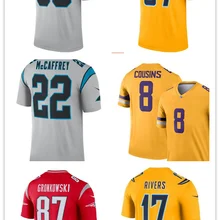 Все сшитые мужские майки Luke Kuechly joey bosa Kirk Cousins Rob Gronkowski