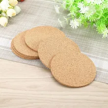 

10/20/50Pcs Natural Round Cup Mat Plain Cork Coasters Wine Drink Coffee Tea Cup Mats Non-Slip Table Pad Tableware Decor 9cm