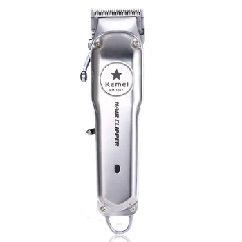 

kemei KM-1997 full metal oil head hair clipper large capacity lithium battery fast charging clipper Barber for hairdressers