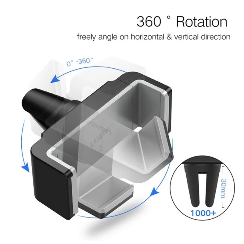 Ugreen Автомобильный держатель для iPhone xs 8 7 6 samsung huawei xiaomi 5 Универсальный автомобильный держатель на 360 градусов
