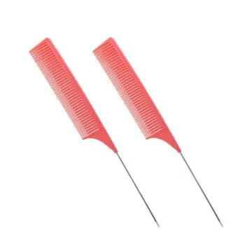 

3pc Anti-Static Comb Portable Dense Tooth Comb Professional Hair Thinning Comb Hairdressing Pointed Tail Comb For Home Salon Use