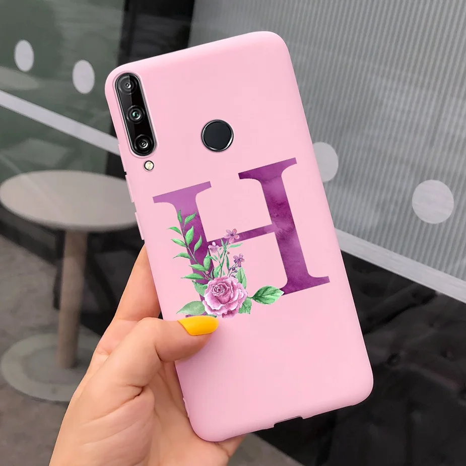 Cute Letters Case For Huawei Y5p Y6p Y7p 2020 Case Soft Slim Shell Silicone Back Cover For Huawei Y7p Y6p Y5p Phone Cases Bumper mobile phone cases with card holder