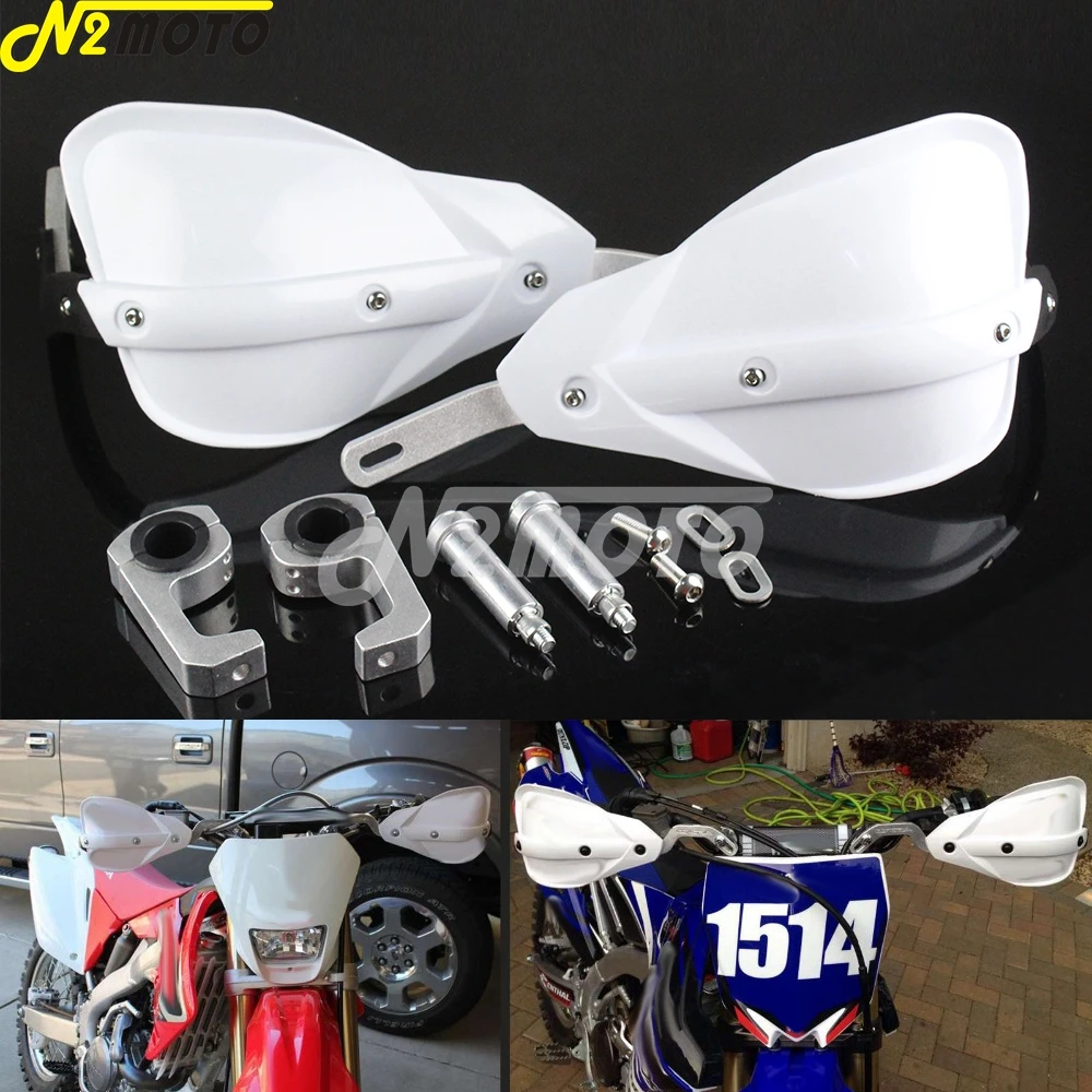Белая ручная щетка для мотокросса 7/8 &quot1-1/8" HONDA CRF 250L 250R 150R 450X KLX250S CRM DRZ400 22 мм 28 |