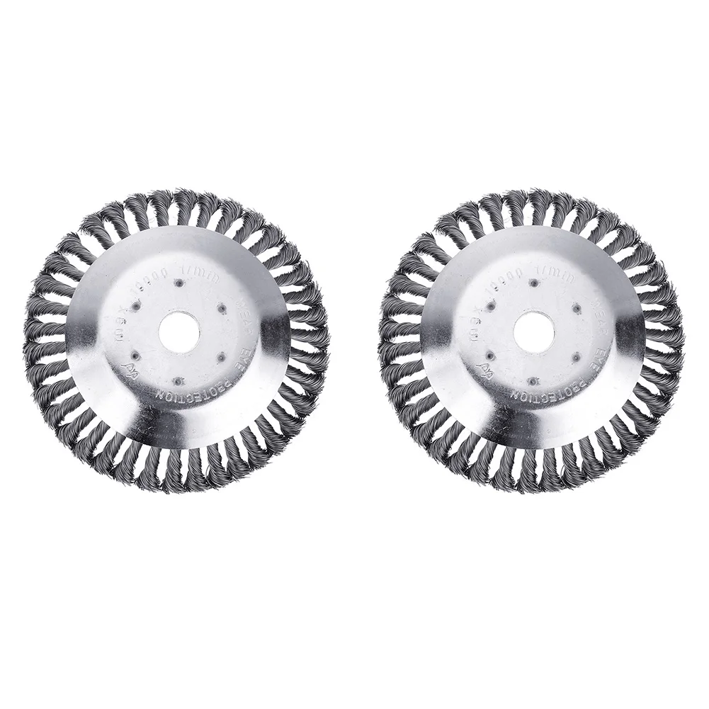 Grass Trimmer Head Grass Trimmer Lawn Mower Trimmer Blade Brush Cutter Accessories Grass Trimmer Blade Mower Accessories Steel Wire Wheel Lawn Mower Brush Disc Grass Trimmer Head