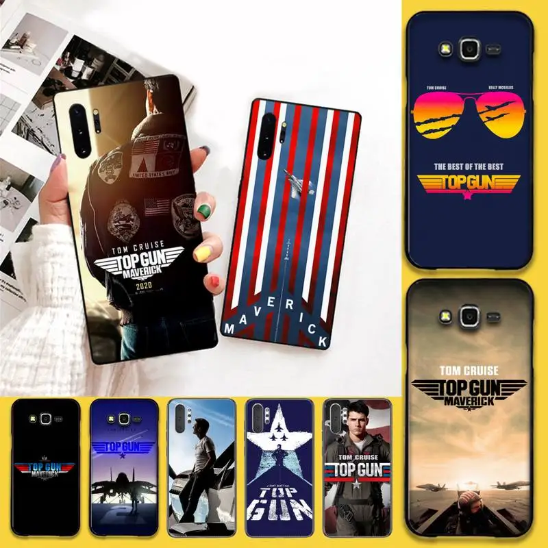 

CUTEWANAN Top Gun Maverick Tom Cruise Coque Shell Phone Case For Samsung Galaxy J7 J8 J6 Plus 2018 Prime Note 7 8 9 10 pro