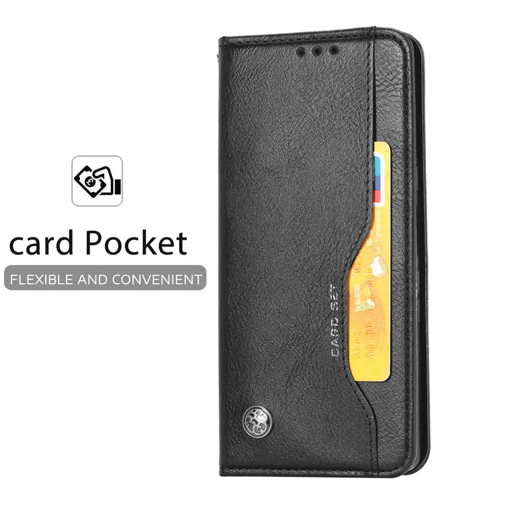 

For OnePlus 7T Case Luxury PU Leather Flip Stand Wallet Shockproof Shell with Card Slots Cover For One Plus 7T 7T Pro Case
