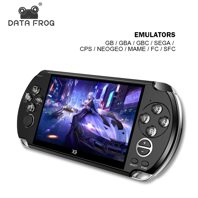 

Handheld Game For GBA Games Consoles Built-in 3000 Classic NES Games MP5 Child Game Console With 5.0" Screen 8GB Portable