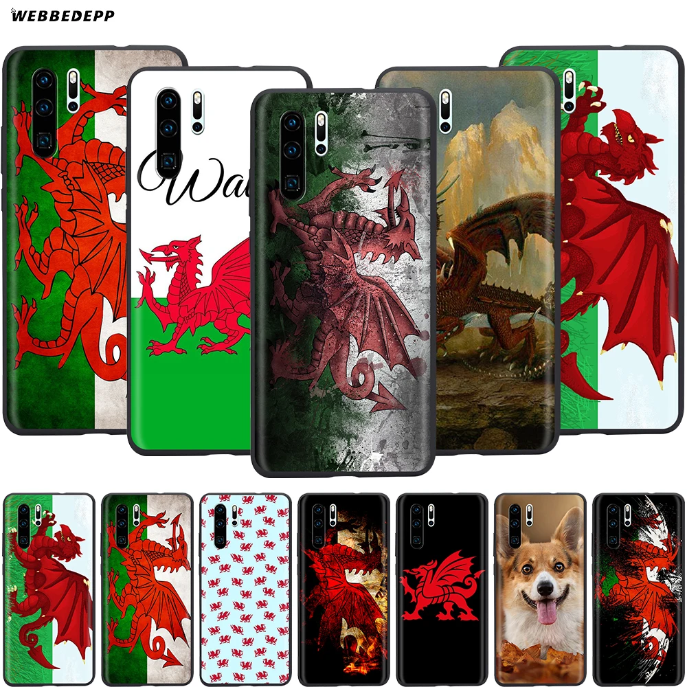 Webbedepp Retro Welsh Dragon Flag Case for Huawei P8 P9 P10 P20 P30 Lite Pro P Smart Z 2019 Mini | Мобильные телефоны и