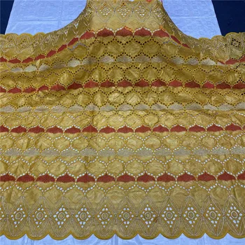 

african bazin riche fabric cotton dry basin brode lace fabric 5yards Swiss Voile In Switzerland Dubai Fabric 14L071108