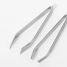 Бриллиантовые плоскогубцы из нержавеющей стали, пинцет, пинцет, щипцы, кухонная утварь, инструмент для морепродуктов Бриллиантовые плоскогубцы из нержавеющей стали, пинцет, пинцет, щипцы, кухонная утварь, инструмент для морепродуктов