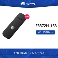 Unlocked Original HUAWEI E3372 E3372h-153 e3372h-320 150Mpbs 4G LTE USB Dongle modem e3372s-153 pk K5150,K5160