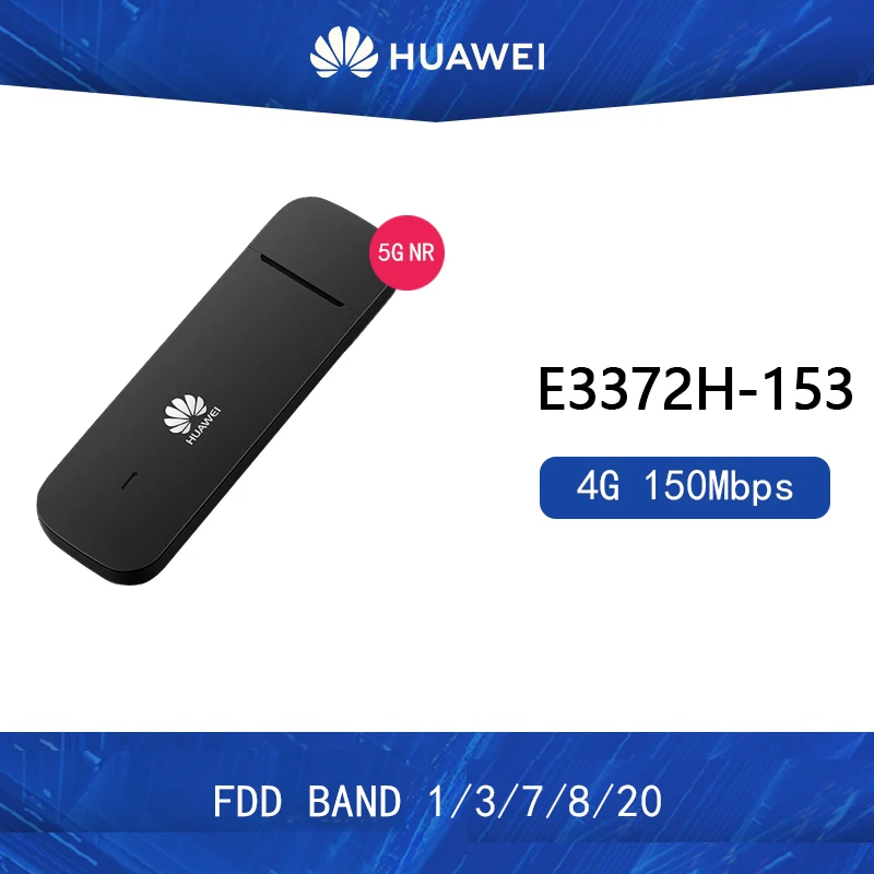 Unlocked Original HUAWEI E3372 E3372h-153 e3372h-320 150Mpbs 4G LTE USB Dongle modem e3372s-153 pk K5150,K5160 router 4g