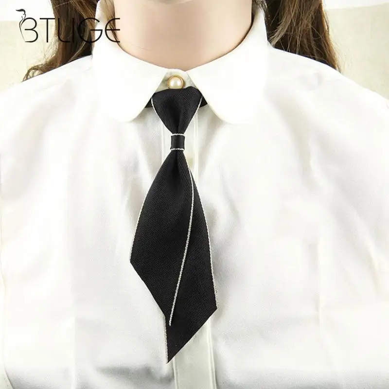 Мужская и женская общая официальная одежда лук тонкий шейный галстук белая рубашка воротник
