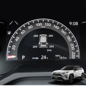 

Smart Car TPMS Tyre Pressure Monitoring System Digital LCD Dash Board Display Auto Security Alarm for Toyota Rav4 2019 2020 Xa50