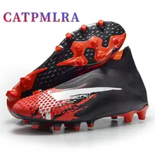 Professional High Top Football Shoes Mens and Women Assassins Spikes Shoes Students Into Artificial Turf Training Shoes