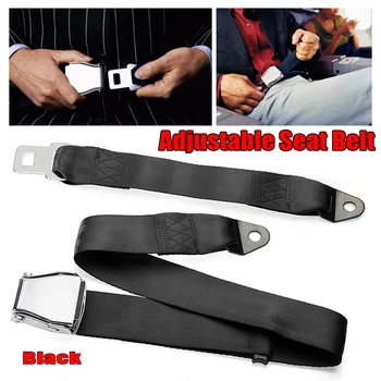 

Adjustable Aircraft Buckle Seat Safety Belt Extension Strap Plane Aerospace Seat Belt Extension Plug Buckle Seatbelt Clip Auto A