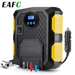 Compresseur d'air portable numérique pour pneu, DC 12 V, pompe 150 PSI, pour voiture, moto, vélo 
