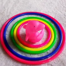 

5Pcs Kids Colorful Toss Cast Circle Sets Educational Toy Funny Outdoor Sport Garden Game Pool Toy Random Color