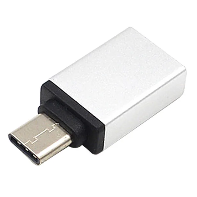 Usb C адаптер типа OTG C Usbc Адаптер конвертера OTG Usb type c 3,0 Для Xiaomi Oneplus 7 Pro huawei адаптер Usb Tipo C адаптер - Цвет: Серебристый