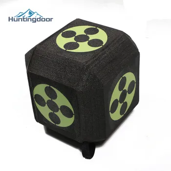 

EXPE Arrow Target Archery Target Dice Shape Black Side length 22cm 1.5kg for Bows 10lbs-45lbs Recurve Bow Shooting Accessory