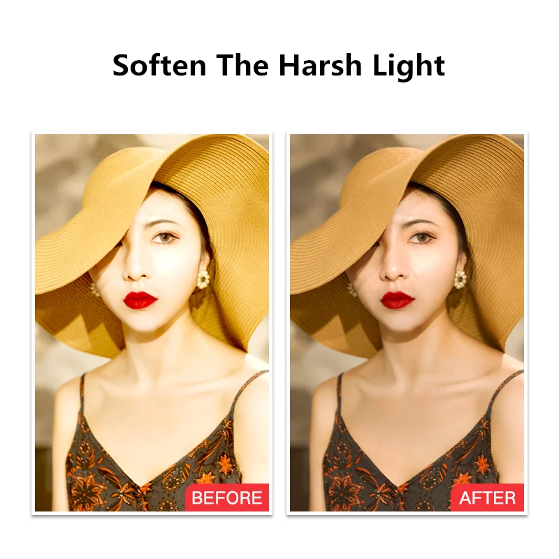 Diffusore In Tessuto Nylon 100x170cm Per Fotografia - Senza Cuciture Per Softbox E Luci - Foto 7